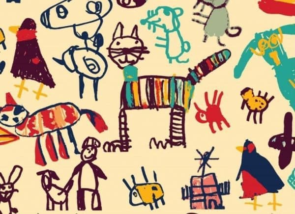 Panolam Who Drew on the Wall DG0062 HPL surface pattern