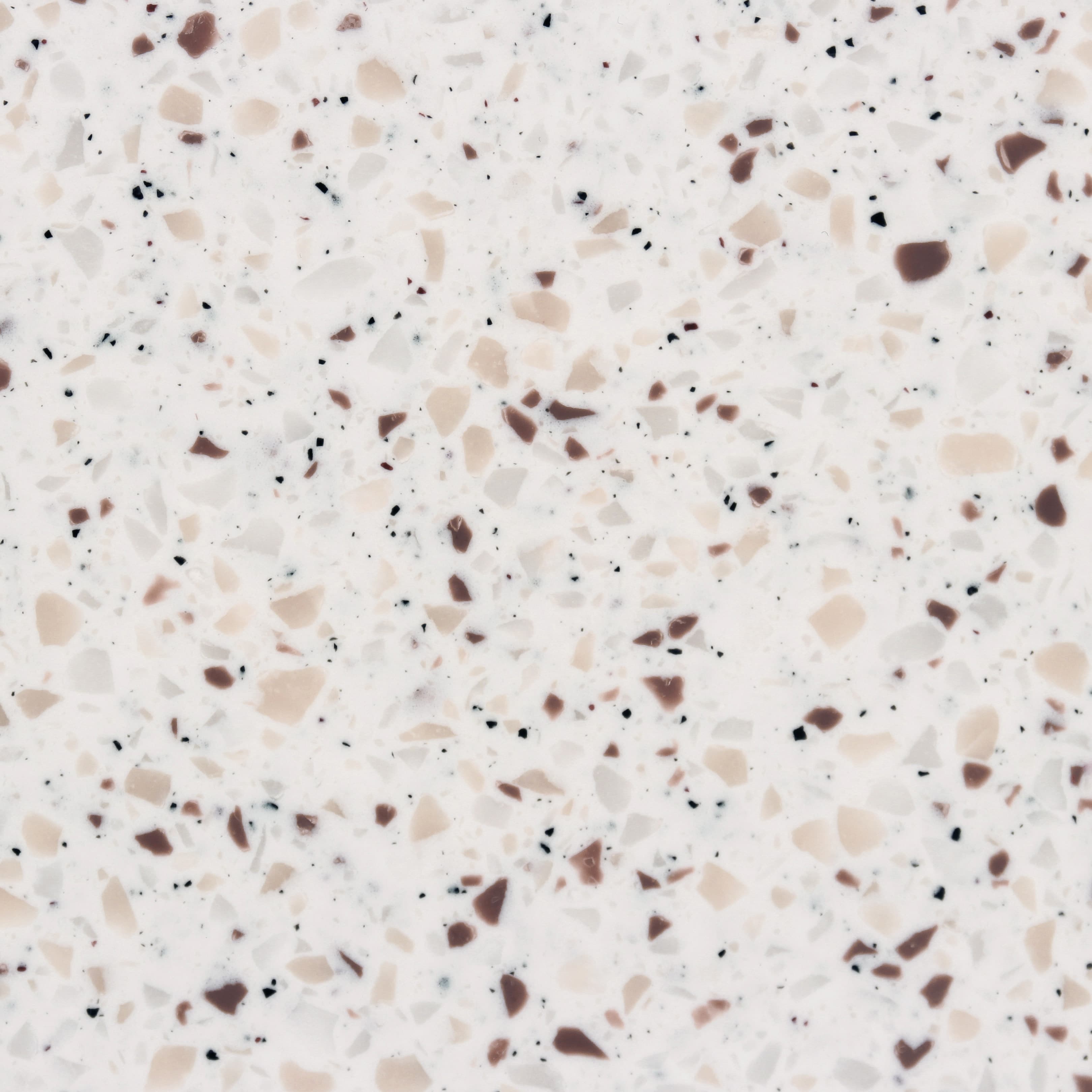 Meganite White Mosaic Granite 775A Solid Surface surface pattern